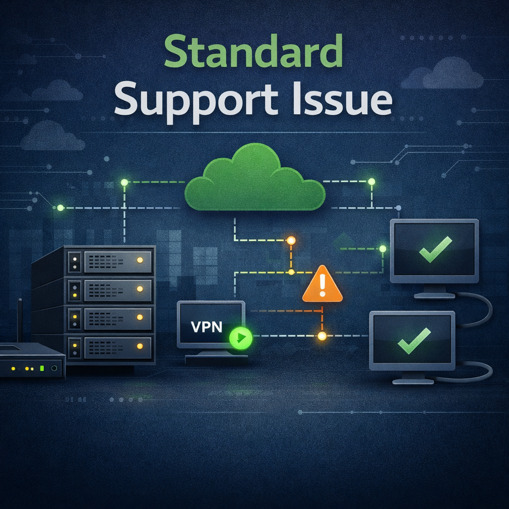 IT support for a Standard Support Issue