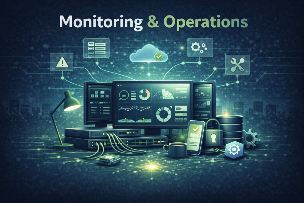 core open-source business software stack layer- monitoring and operations