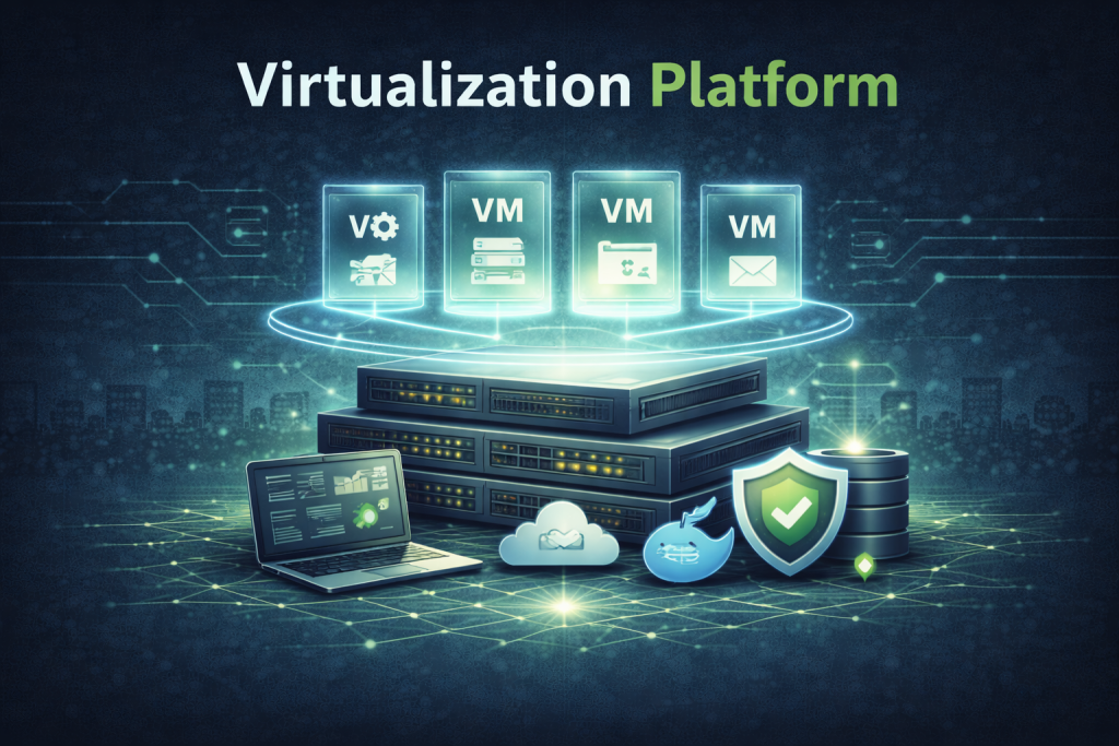 core open-source business software stack layer- virtualization platform