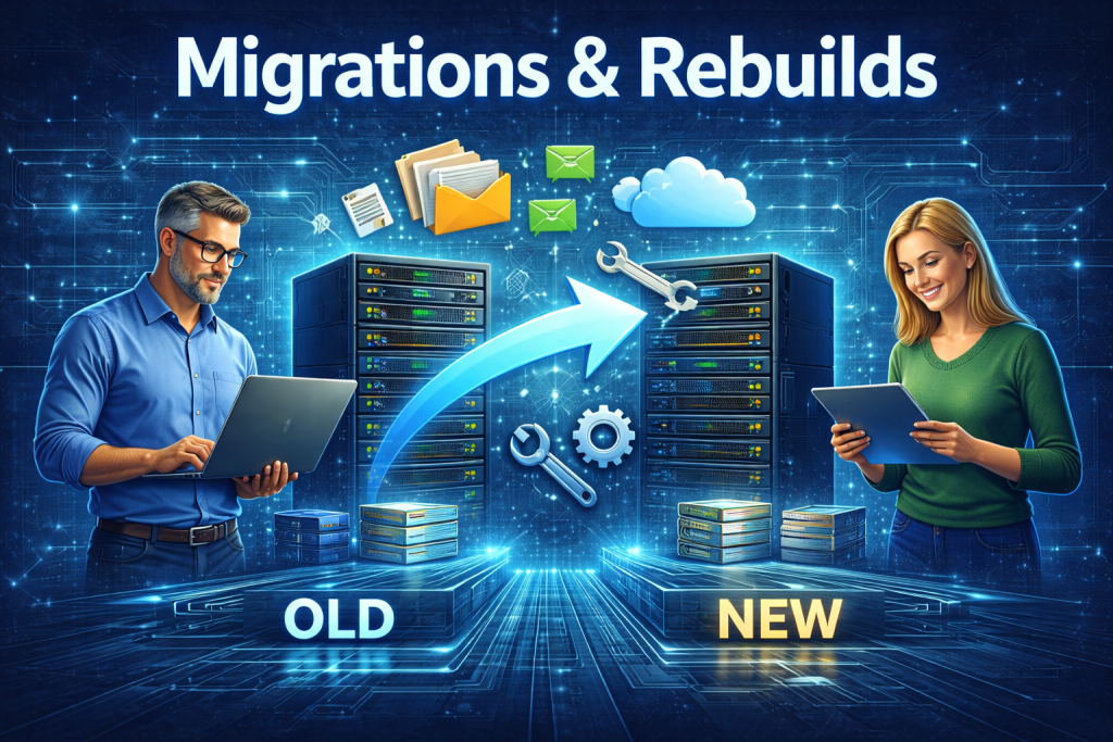 Explore IT migration scenarios, Transitioning your IT environment doesn’t have to be disruptive.
