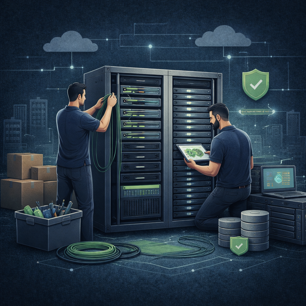 Install and configure your infrastructure on-site