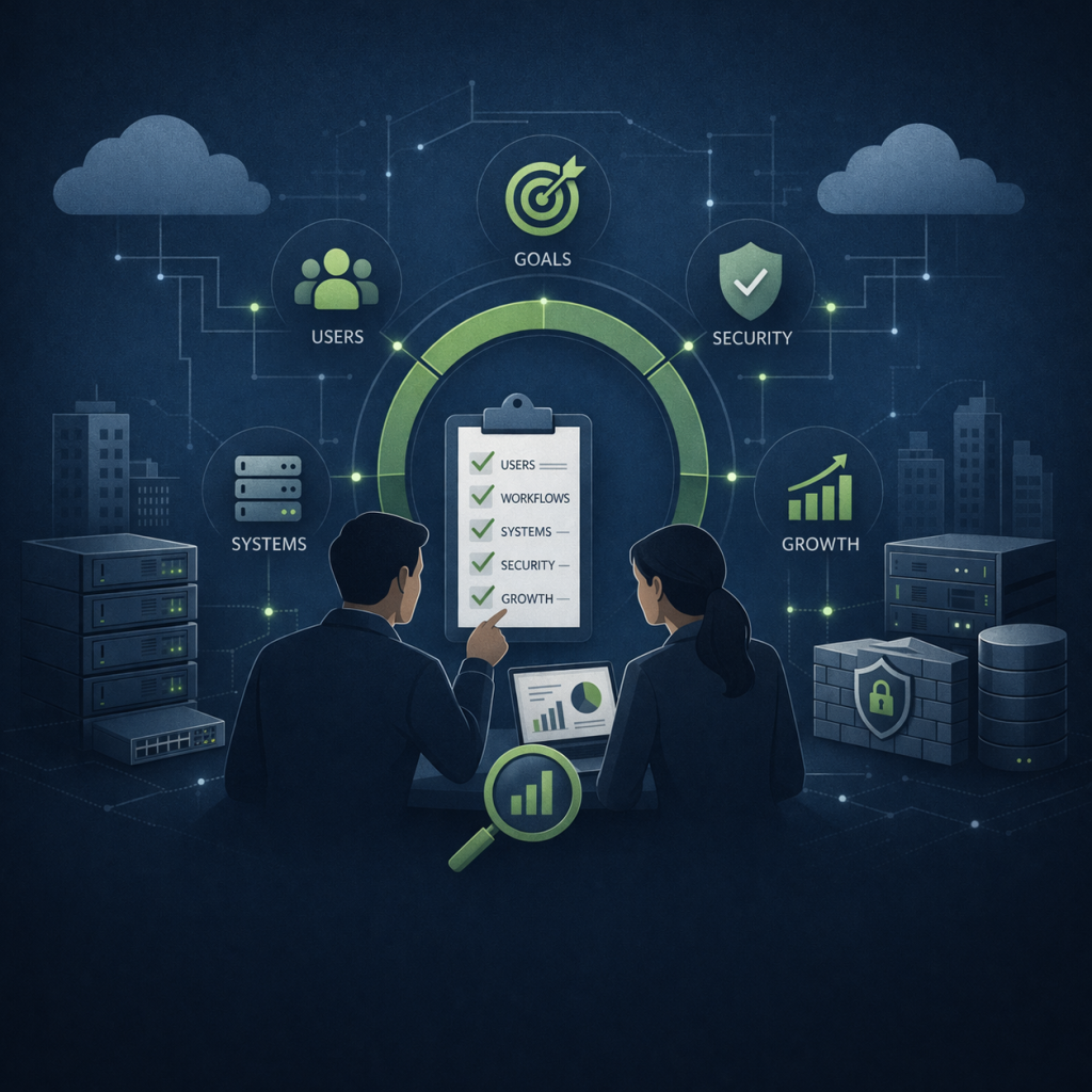 Understand your current environment and goals