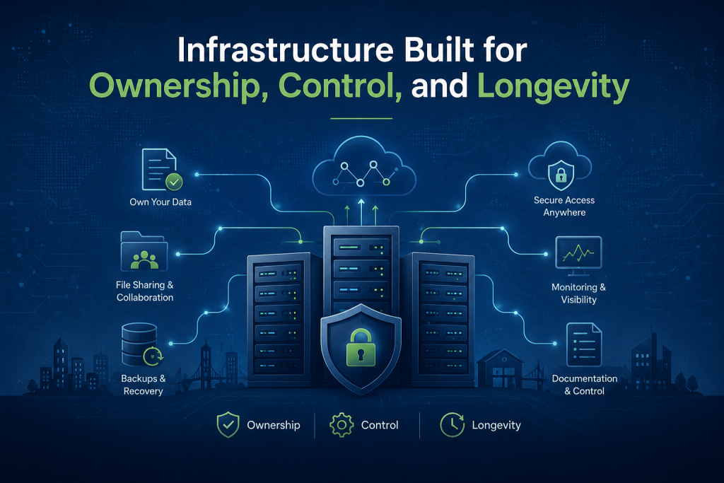 Open-source Infrastructure Built for Ownership Control and Longevity