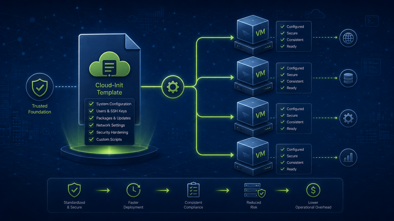A Cloud-Init Template Creates a Known Baseline